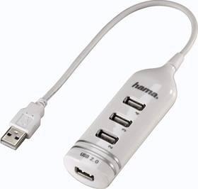 USB Hub Hama 4-port (39788) bílý