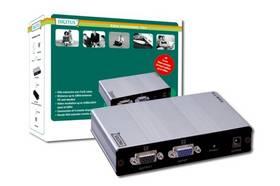 Video splitter Digitus Splitter Cat5 až 180m 1local - 4 remote (DC-53601)