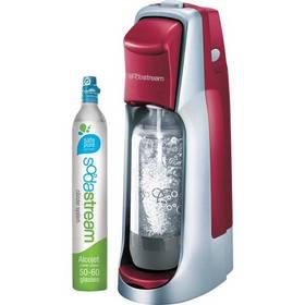 Výrobník sodové vody SodaStream JET RED/SILVER stříbrný/červený