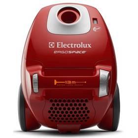 Vysavač podlahový Electrolux Ergospace ZE355R červený