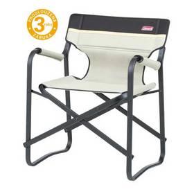 Židle Coleman DECK CHAIR Khaki (62x55x78 cm, 2600 g, hliníkový rám)