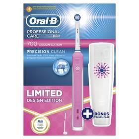 Zubní kartáček Oral-B Professional Care 700 Pink bílý/růžový